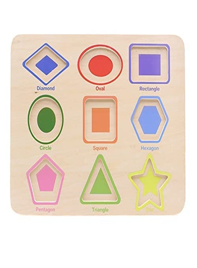 Aile Toddler Wooden Preschool Learning Shape Peg Puzzle Board Toys - Image 5